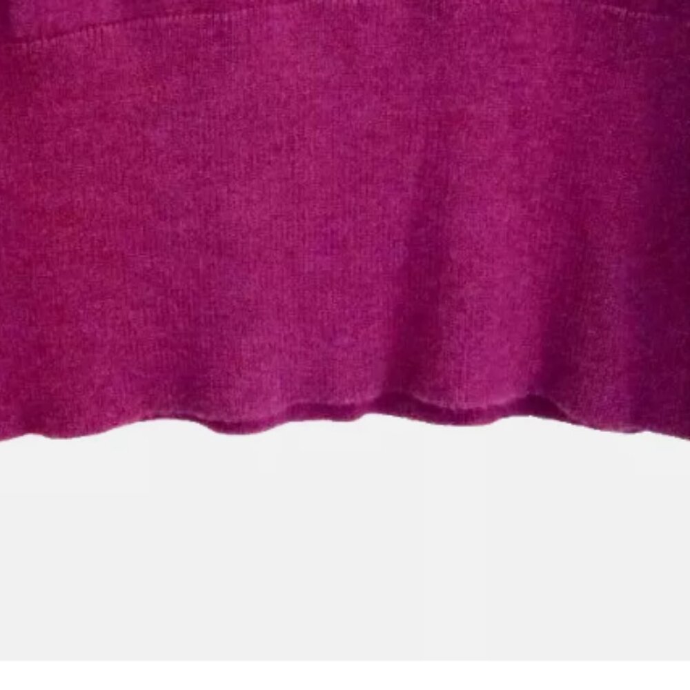 Banana Republic Juniors Top Purple Size Small Puff Short Sleeve Blouse Attached - Picture 9 of 13